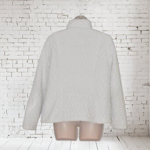 Zeroxposur Quilted Commuter Jacket Fall Winter Utility Coat White - Picture 2 of 10